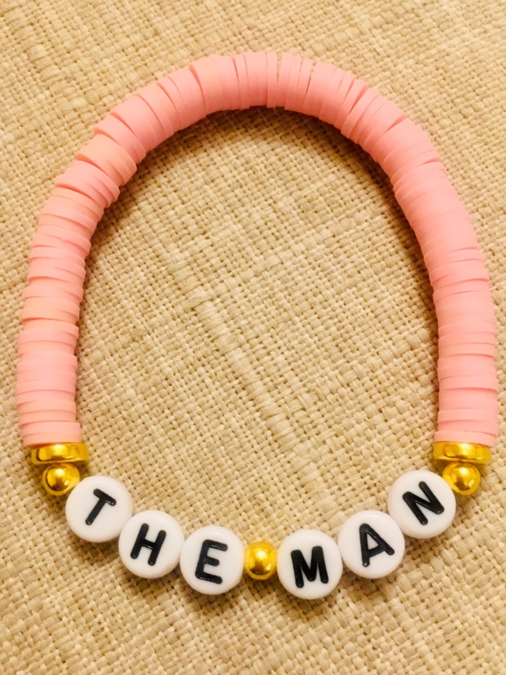 Handmade Taylor Swift The Man Friendship Bracelet for Adults and Kids